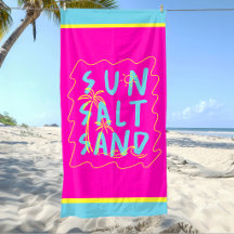 Bunte Sonne Sand Salz