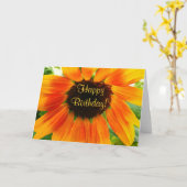 Bunte Sonnenblume Karte (Gelbe Blume)