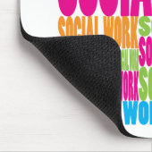 Bunte Sozialarbeit Mousepad (Ecke)