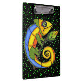 Bunte Spaß-Eidechsen-Niederlassungs-Punkte Klemmbrett (Rechts)