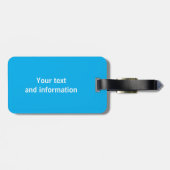 Bunte Spaß Handgezeichnete Herzen Gepäckanhänger (Rückseite horizontal)