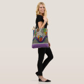 Bunte Spaß-Tasche Tasche (Am Model)