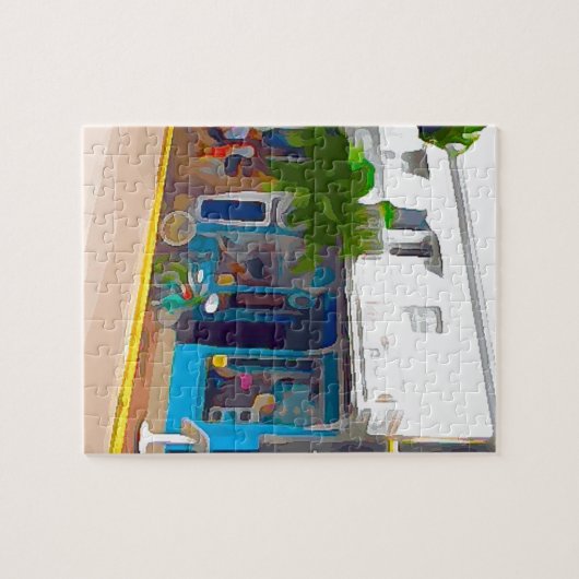 Bunte Speicher in Key West Puzzle (Horizontal)