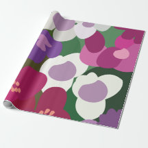 Bunte Spinnwort-Blumen Floral