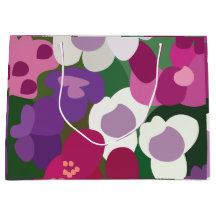 Bunte Spinnwort-Blumen Floral