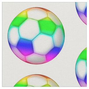 Bunte Sport-Geschenke des Fußball-Muster-  Stoff