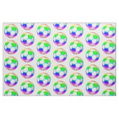 Bunte Sport-Geschenke des Fußball-Muster-| Stoff (Fat Quarter (45,7 x 55,9 cm))