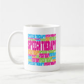 Bunte Sprachtherapie Kaffeetasse (Links)