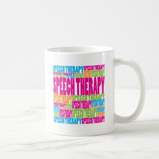 Bunte Sprachtherapie Kaffeetasse (Rechts)