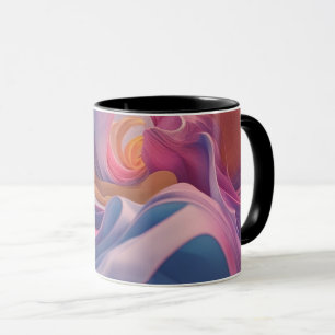 Bunte Spritzer-Kaffeetasse - Helles und auffällige Tasse