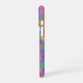 Bunte Spritzkunst iPhone 16 Hülle (Linke Seite)