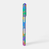 Bunte Spritzkunst iPhone 16 Hülle (Rechte Seite)