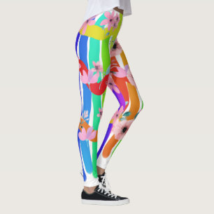 bunte Stäbe von Blume Leggings