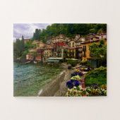 Bunte Städte | Varenna am Comer See Puzzle (Horizontal)