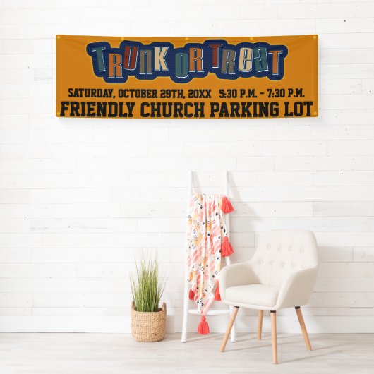 Bunte Stamm-oder Leckerei-Ereignis-Fahne Banner (Insitu)