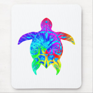 Bunte Stammes- Schildkröte Mousepad