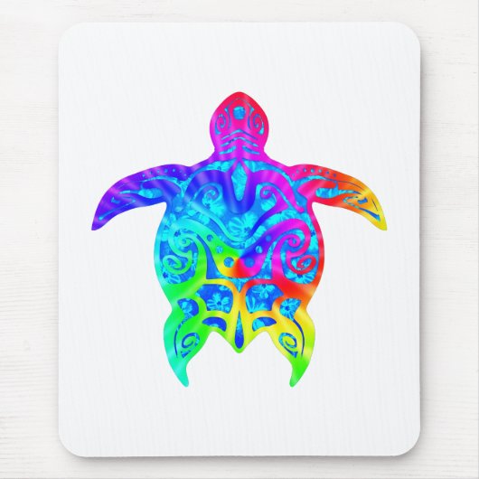 Bunte Stammes- Schildkröte Mousepad (Vorne)