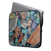 Bunte Steine 15" Laptophülse Laptopschutzhülle (Vorderseite Links)
