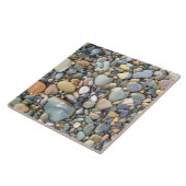 Bunte Steine und Felsen Fliese (Seite)