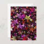 Bunte Sterne Weihnachten (Vorne/Hinten)