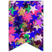 Bunte Sterne Wimpelkette (Zweite Fahne)