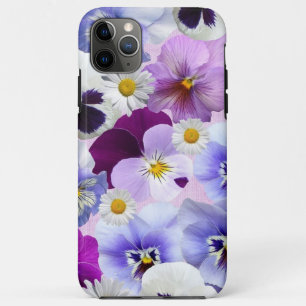 Bunte Stiefmütterchen- und Gänseblümchen-Blumen   Case-Mate iPhone Hülle