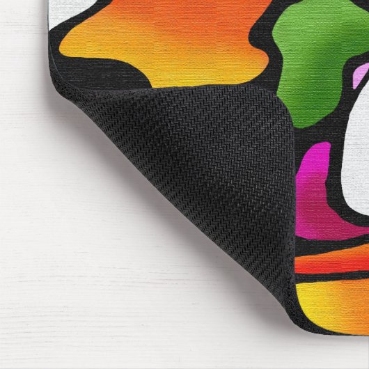 Bunte Stimmungswechsel-Mausunterlage Mousepad (Ecke)