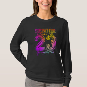 Bunte stolze Oma süße Herz Absolventin Seniorin T-Shirt