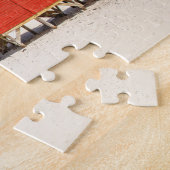 Bunte Strand-Häuser | Muizenberg, Südafrika Puzzle (Seite)