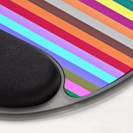 Bunte Streifen Gel Mousepad