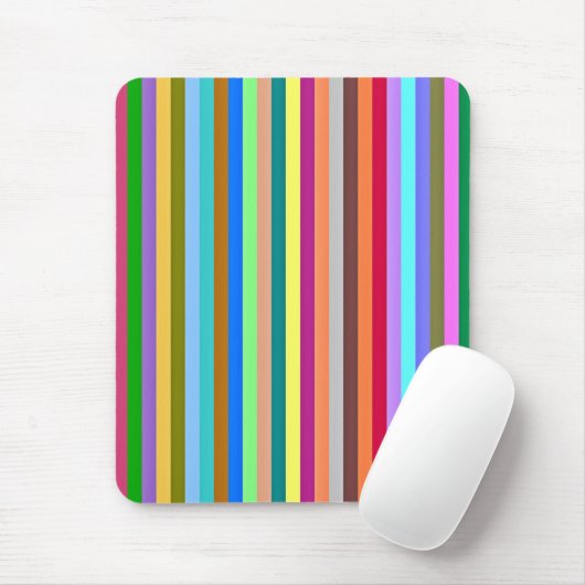 Bunte Streifen Mousepad (Mit Mouse)