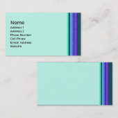 bunte Streifen Visitenkarte (Vorne/Hinten)