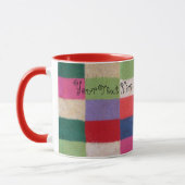 bunte Strickkappenkomplexe Tasse (Links)