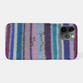 bunte Strickstreifen Vintages Design Case-Mate iPhone Hülle (Rückseite (Horizontal))