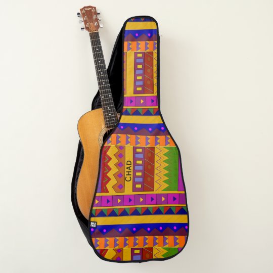 Bunte Sudwestliche Geometrische Gitarren Tasche Gitarrentasche Zazzle De