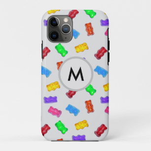 Bunte Süßbären auf Silber Case-Mate iPhone Hülle