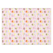 Bunte süße Kuchen-Muster-Tischdecke Tischdecke (Vorderseite (Horizontal))