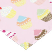 Bunte süße Kuchen-Muster-Tischdecke Tischdecke (Schrägansicht)