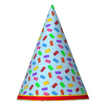 Bunte Süßigkeiten Bären Geburtstag