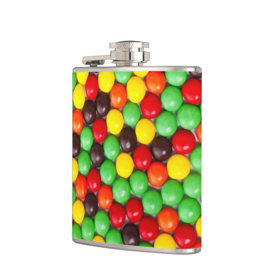 Bunte Süßigkeiten Flachmann (Links)