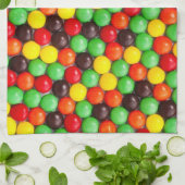 Bunte Süßigkeiten Handtuch (Gefaltet)