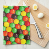 Bunte Süßigkeiten Handtuch (Viertel Falte)