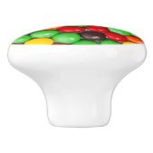 Bunte Süßigkeiten Keramikknauf (Seitenansicht)