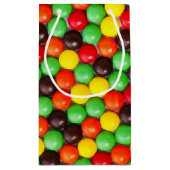 Bunte Süßigkeiten Kleine Geschenktüte (Rückseite)