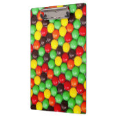 Bunte Süßigkeiten Klemmbrett (Links)