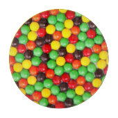 Bunte Süßigkeiten Schneidebrett (Vorderseite)