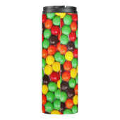 Bunte Süßigkeiten Thermosbecher (Rückseite)