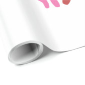 Bunte Tanzen-Ballerinen Geschenkpapier (Rolleneckpunkt)