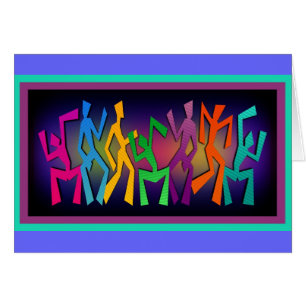 Bunte Tänzer-Kunst