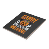 Bunte Tanzskelette Halloween-Party Fliese (Seite)